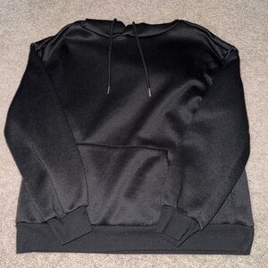 Black Hoodie with Cherry tree pattern